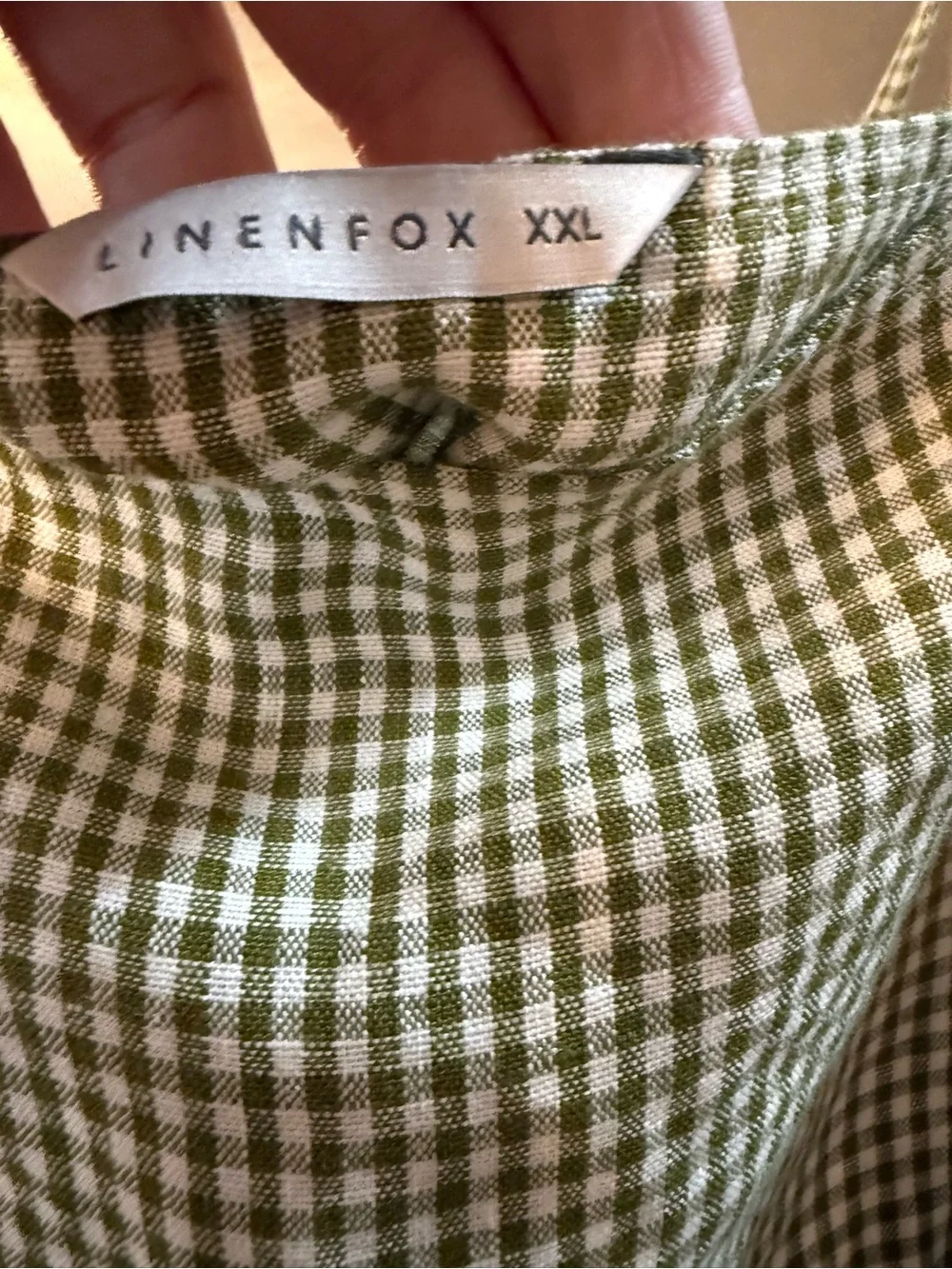 LinenFox Summer Gingham Dress - Picture 5 of 10